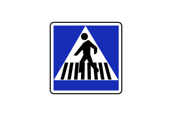 S-13. Situación de un paso para peatones