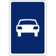 Por una carretera convencional indicada con esta señal, ¿a qué velocidad máxima circulará con su taxi sin intención de adelantar?