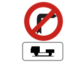 Este panel con esta señal indica que está prohibido…